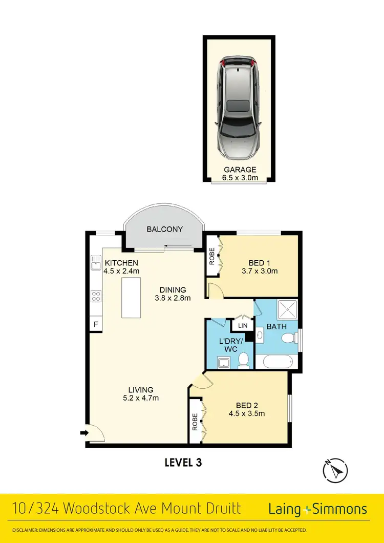 Floorplan of Homely apartment listing, 10/324 Woodstock Avenue, Mount Druitt NSW 2770