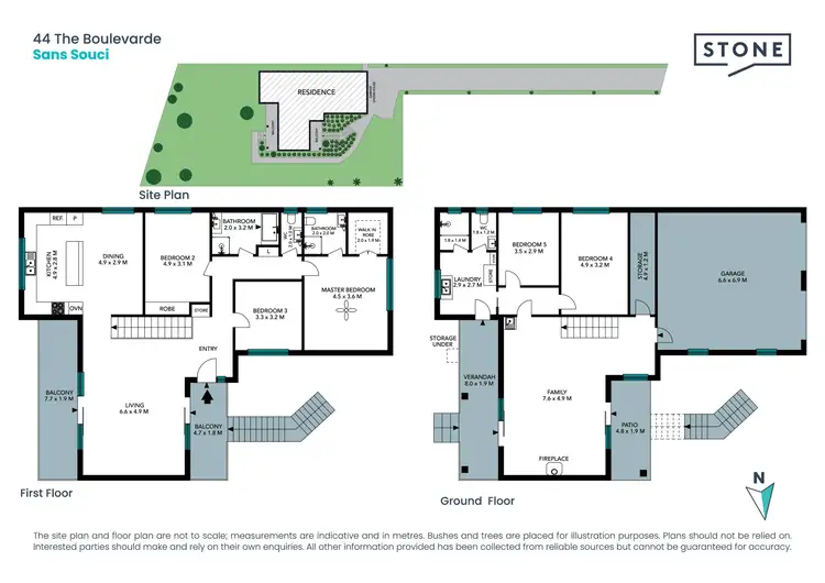 Floorplan of Homely house listing, 44 The Boulevarde, Sans Souci NSW 2219