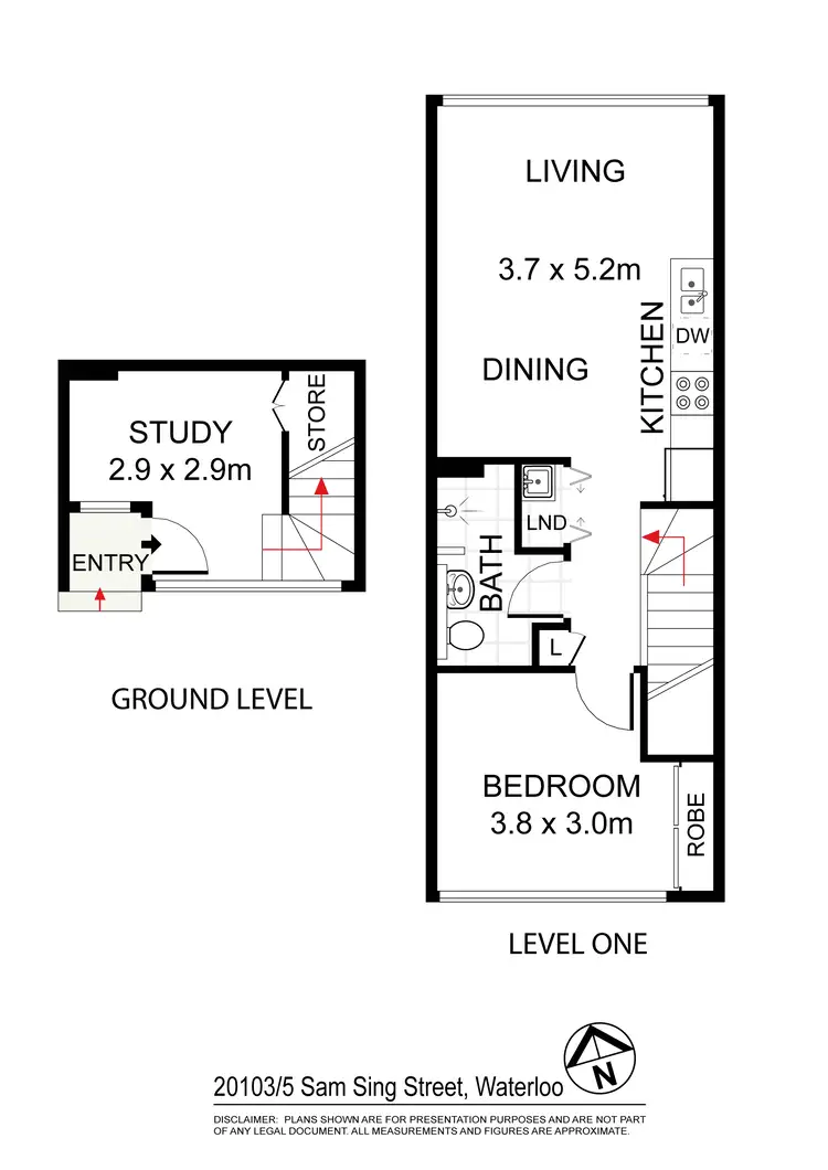 Floorplan of Homely apartment listing, 20103/5 Sam Sing Street, Waterloo NSW 2017