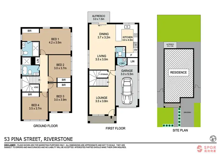 Floorplan of Homely house listing, 53 Pina Road, Riverstone NSW 2765