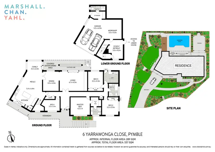 Floorplan of Homely house listing, 6 Yarrawonga Close, Pymble NSW 2073