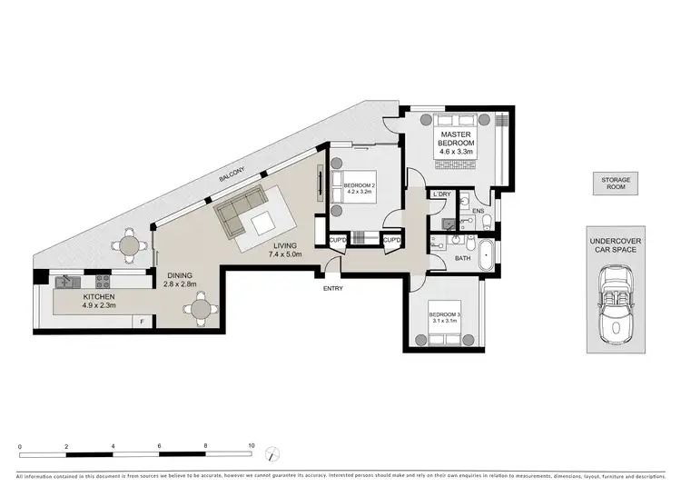Floorplan of Homely apartment listing, 8/58 Wrights Road, Drummoyne NSW 2047
