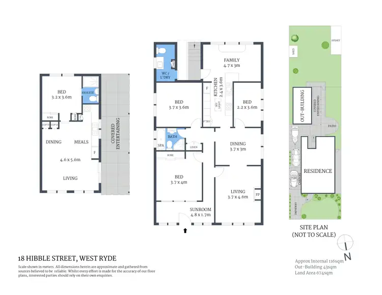 Floorplan of Homely house listing, 18 Hibble Street, West Ryde NSW 2114