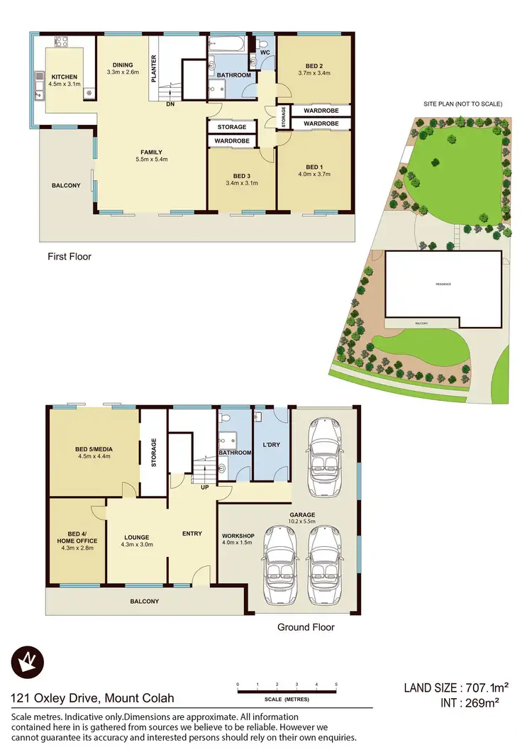 Floorplan of Homely house listing, 121 Oxley Drive, Mount Colah NSW 2079