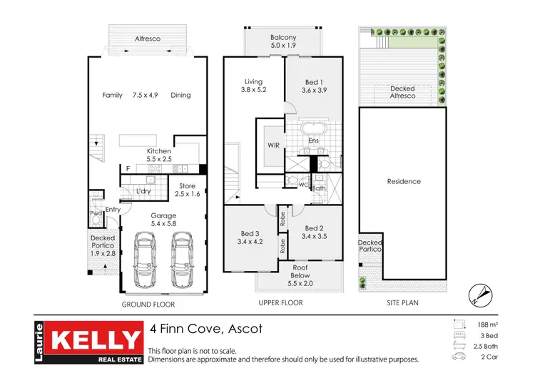 Floorplan of Homely house listing, 4 Finn Cove, Ascot WA 6104