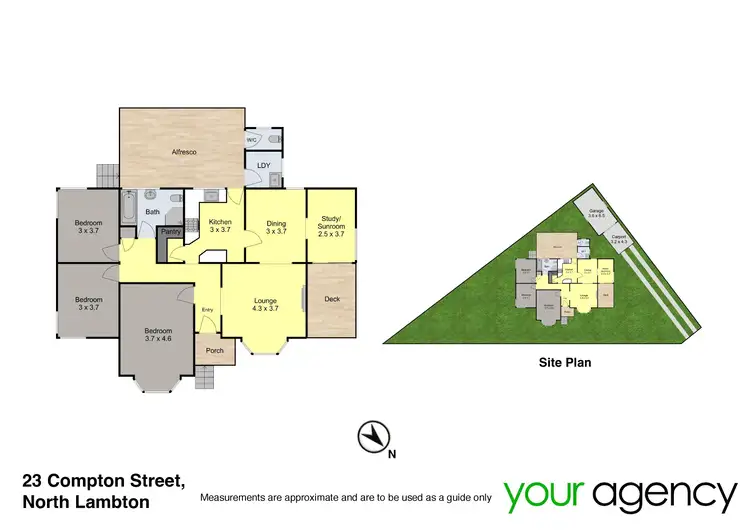 Floorplan of Homely house listing, 23 Compton Street, North Lambton NSW 2299