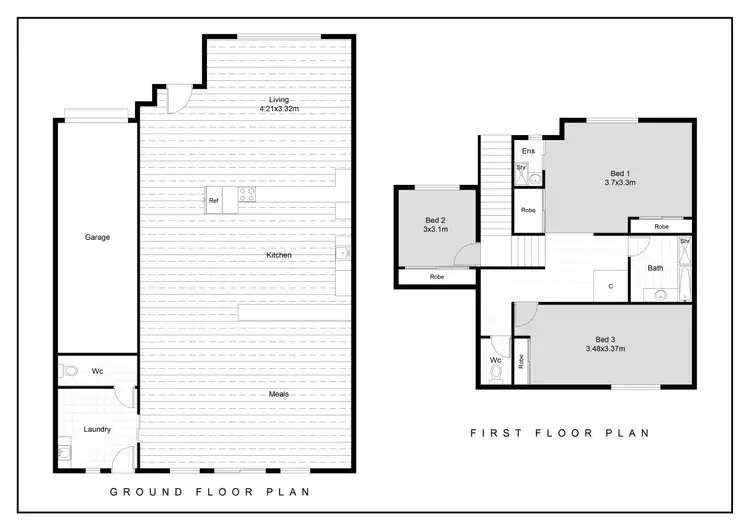 Floorplan of Homely townhouse listing, 2/64 Broadhurst Avenue, Reservoir VIC 3073