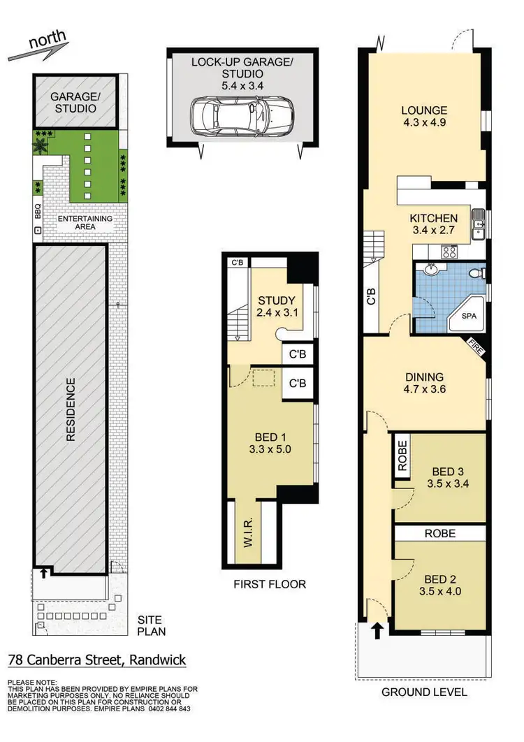 Floorplan of Homely house listing, 78 Canberra Street, Randwick NSW 2031