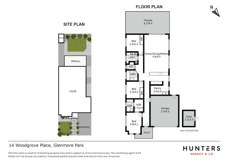 Floorplan of Homely house listing, 14 Woodgrove Place, Glenmore Park NSW 2745