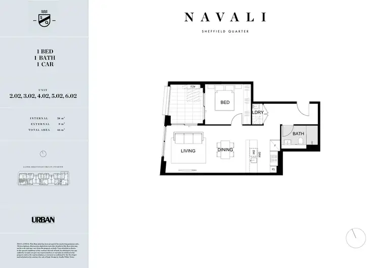 Floorplan of Homely apartment listing, 402/2C Lord Sheffield Circuit, Penrith NSW 2750