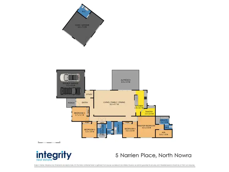 Floorplan of Homely house listing, 5 Narrien Place, North Nowra NSW 2541