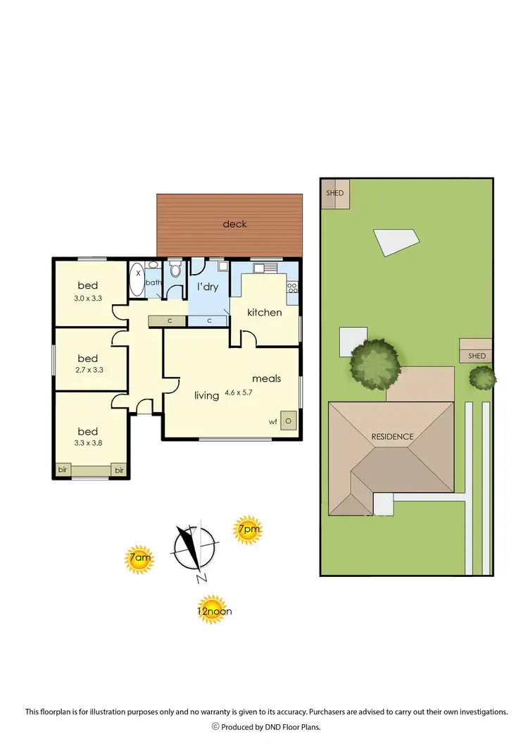 Floorplan of Homely house listing, 58 Rosemary Crescent, Frankston North VIC 3200