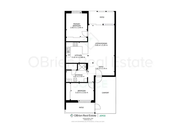 Floorplan of Homely unit listing, 1/5 Evans Street, Wangaratta VIC 3677