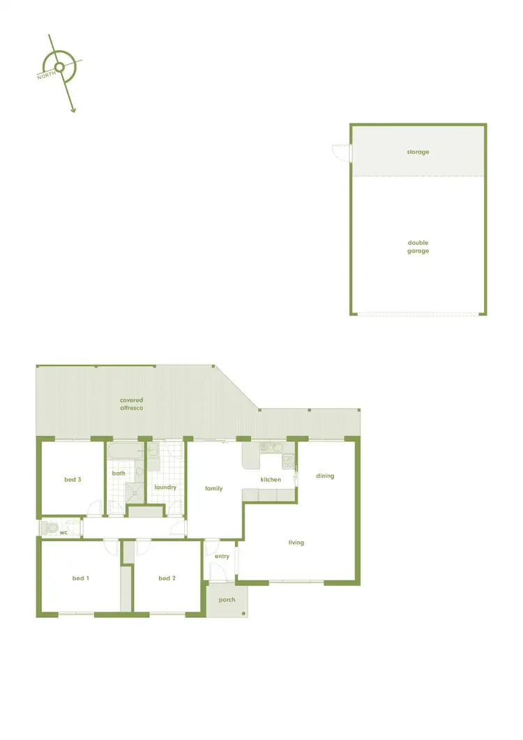 Floorplan of Homely house listing, 60 Pennington Crescent, Calwell ACT 2905