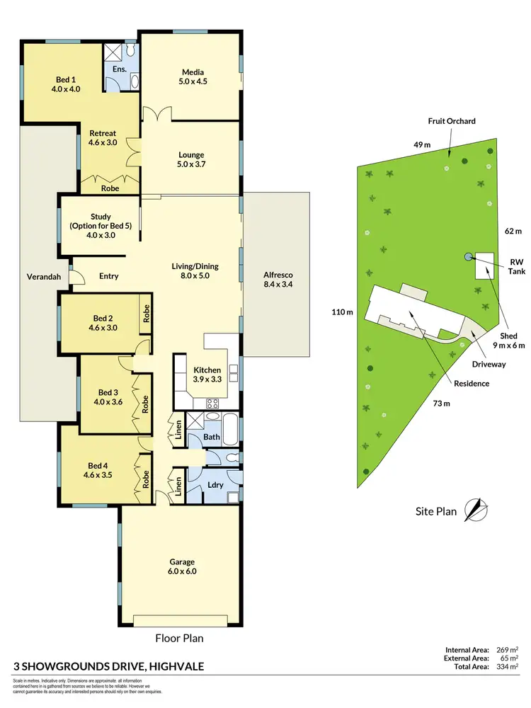 Floorplan of Homely house listing, 3 Showgrounds Drive, Highvale QLD 4520