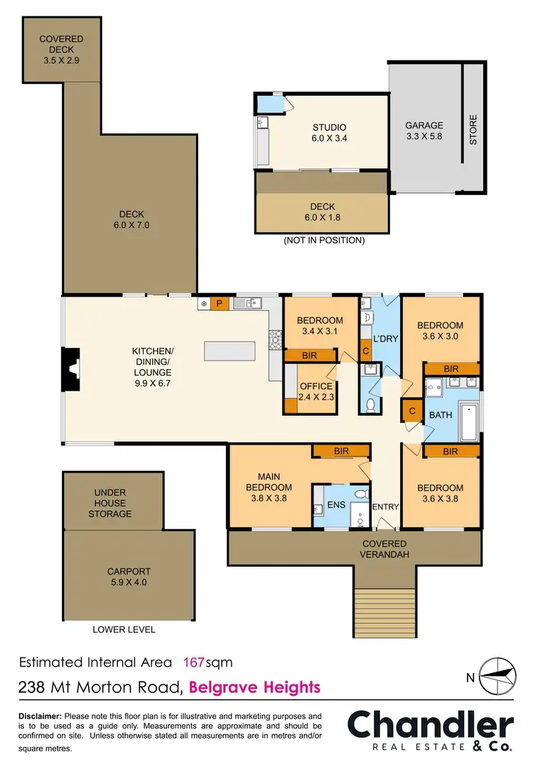 Floorplan of Homely house listing, 238 Mt Morton Road, Belgrave Heights VIC 3160