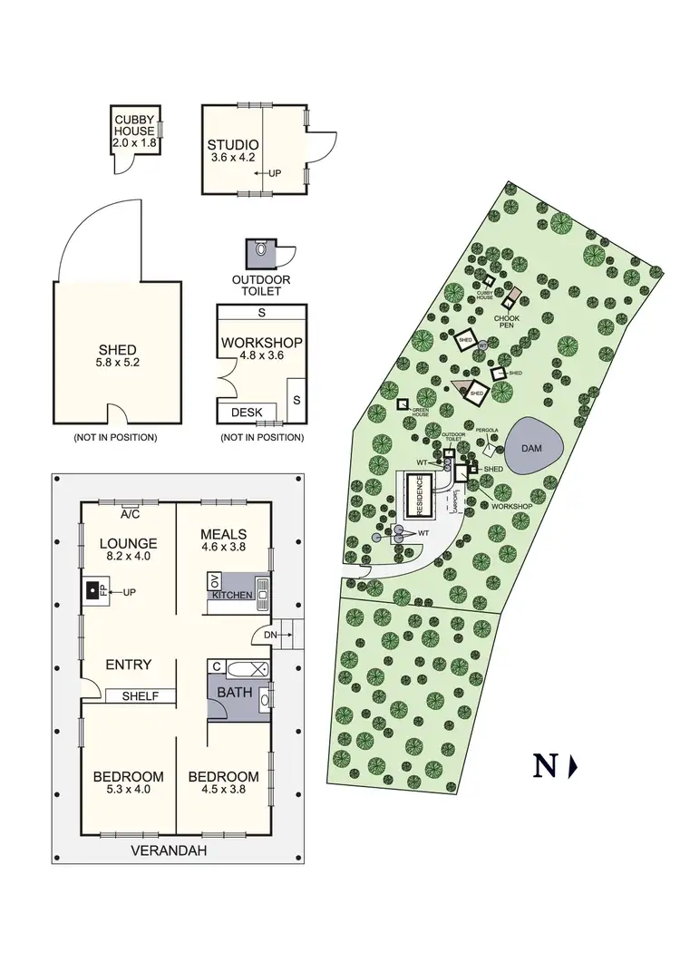 Floorplan of Homely house listing, 235-245 Smiths Gully Road, Smiths Gully VIC 3760
