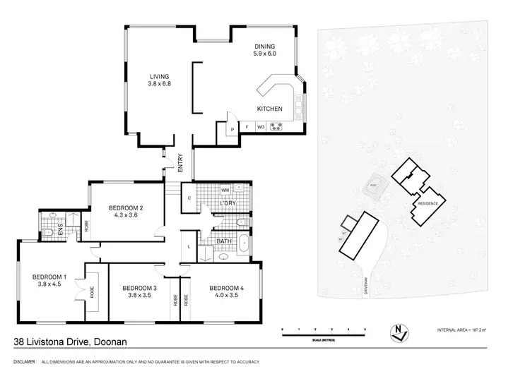 Floorplan of Homely house listing, 38 Livistona Drive, Doonan QLD 4562
