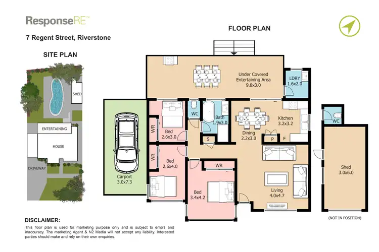 Floorplan of Homely house listing, 7 Regent Street, Riverstone NSW 2765