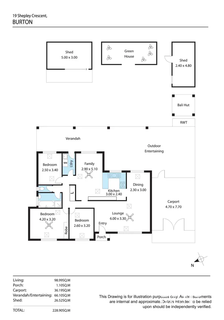 Floorplan of Homely house listing, 19 Shepley Crescent, Burton SA 5110