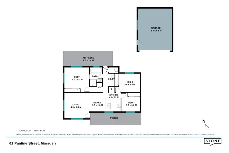 Floorplan of Homely house listing, 62 Pauline Street, Marsden QLD 4132