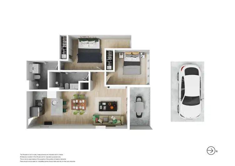 Floorplan of Homely apartment listing, 606/3 Tarver Street, Port Melbourne VIC 3207