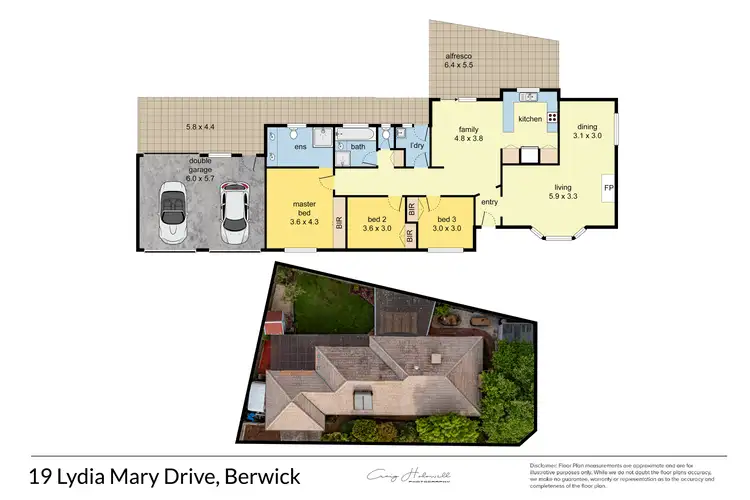 Floorplan of Homely house listing, 19 Lydia Mary Drive, Berwick VIC 3806