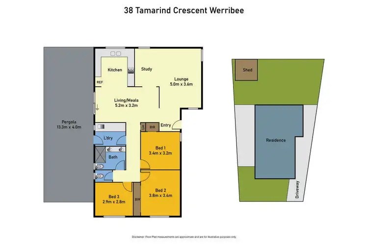 Floorplan of Homely house listing, 38 Tamarind Crescent, Werribee VIC 3030