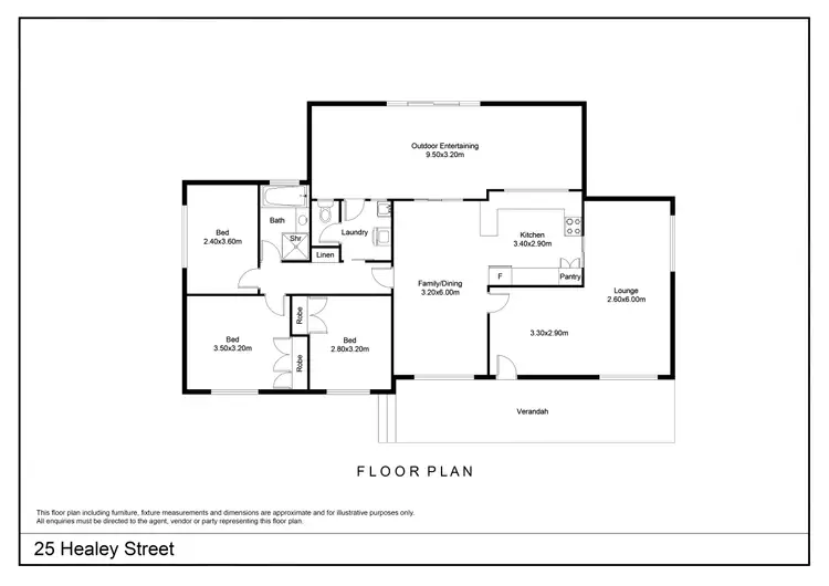 Floorplan of Homely house listing, 25 Healey Street, Goulburn NSW 2580