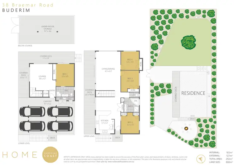 Floorplan of Homely house listing, 38 Braemer Road, Buderim QLD 4556