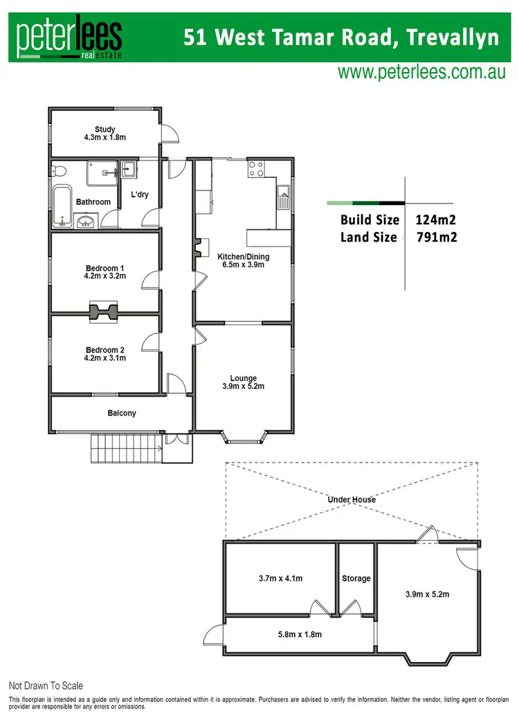 Floorplan of Homely house listing, 51 West Tamar Road, Trevallyn TAS 7250