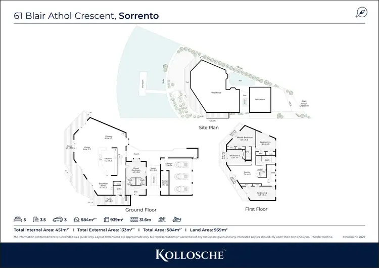 Floorplan of Homely house listing, 61 Blair Athol Crescent, Sorrento QLD 4217