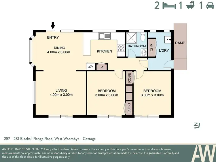 Floorplan of Homely rural property listing, 257-281 Blackall Range Road, West Woombye QLD 4559