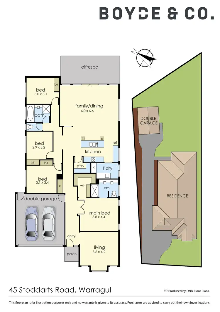 Floorplan of Homely house listing, 45 Stoddarts Road, Warragul VIC 3820
