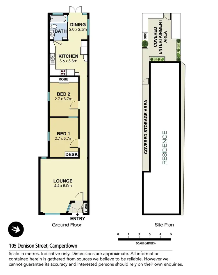 Floorplan of Homely house listing, 105 Denison Street, Camperdown NSW 2050