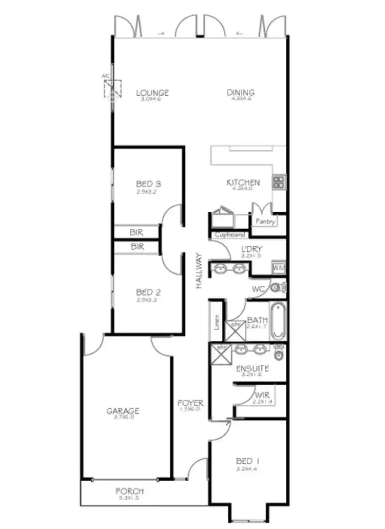 Floorplan of Homely villa listing, 22 Bridge Crescent, Port Lincoln SA 5606