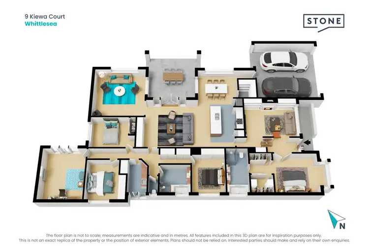 Floorplan of Homely house listing, 9 Kiewa Court, Whittlesea VIC 3757