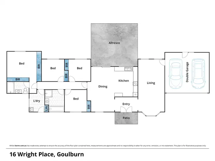 Floorplan of Homely house listing, 16 Wright Place, Goulburn NSW 2580