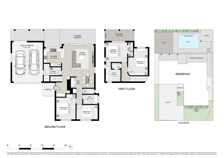 Floorplan of Homely house listing, 75 Palm Drive, Mooloolaba QLD 4557