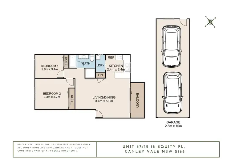 Floorplan of Homely apartment listing, 67/12-18 Equity Place, Canley Vale NSW 2166