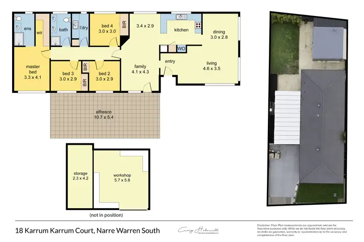 Floorplan of Homely house listing, 18 Karrum Karrum Court, Narre Warren South VIC 3805