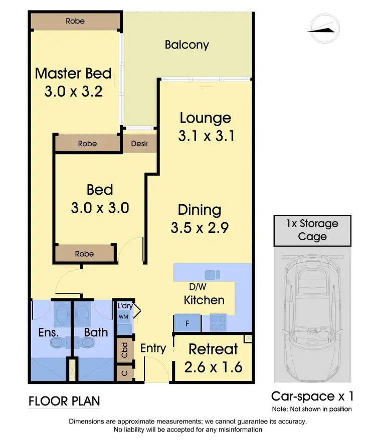 Floorplan of Homely apartment listing, G05/177 Blackburn Road, Doncaster East VIC 3109