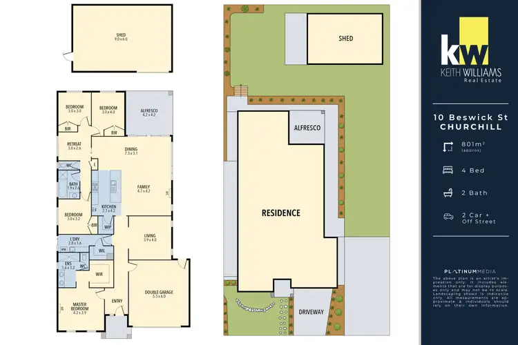 Floorplan of Homely house listing, 10 Beswick Street, Churchill VIC 3842