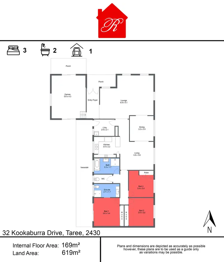 Floorplan of Homely house listing, 32 Kookaburra Drive, Glenthorne NSW 2430