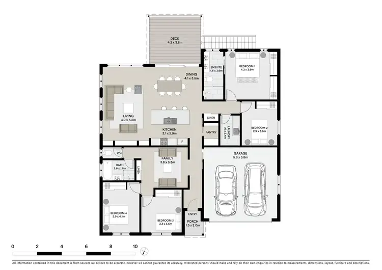 Floorplan of Homely house listing, 8 Clarke Close, Hyland Park NSW 2448