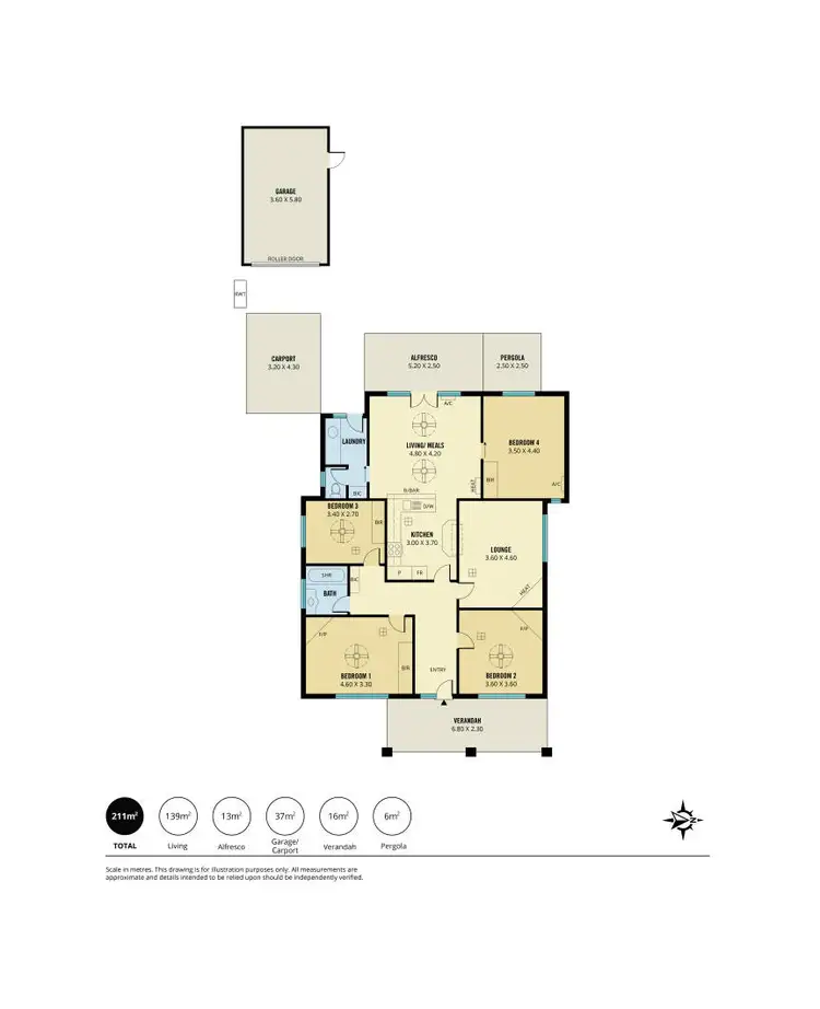 Floorplan of Homely house listing, 11a Wellesley Avenue, Evandale SA 5069
