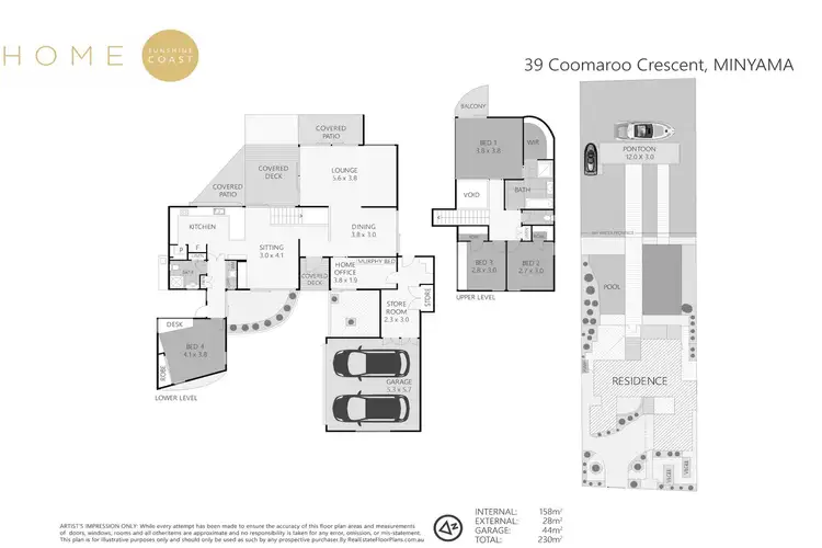 Floorplan of Homely house listing, 39 Coomaroo Crescent, Minyama QLD 4575