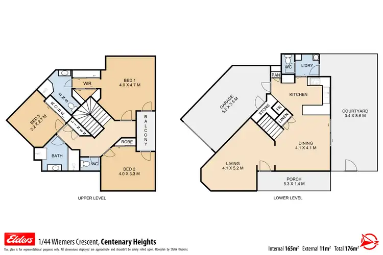 Floorplan of Homely unit listing, 1/44 Wiemers Crescent, Centenary Heights QLD 4350