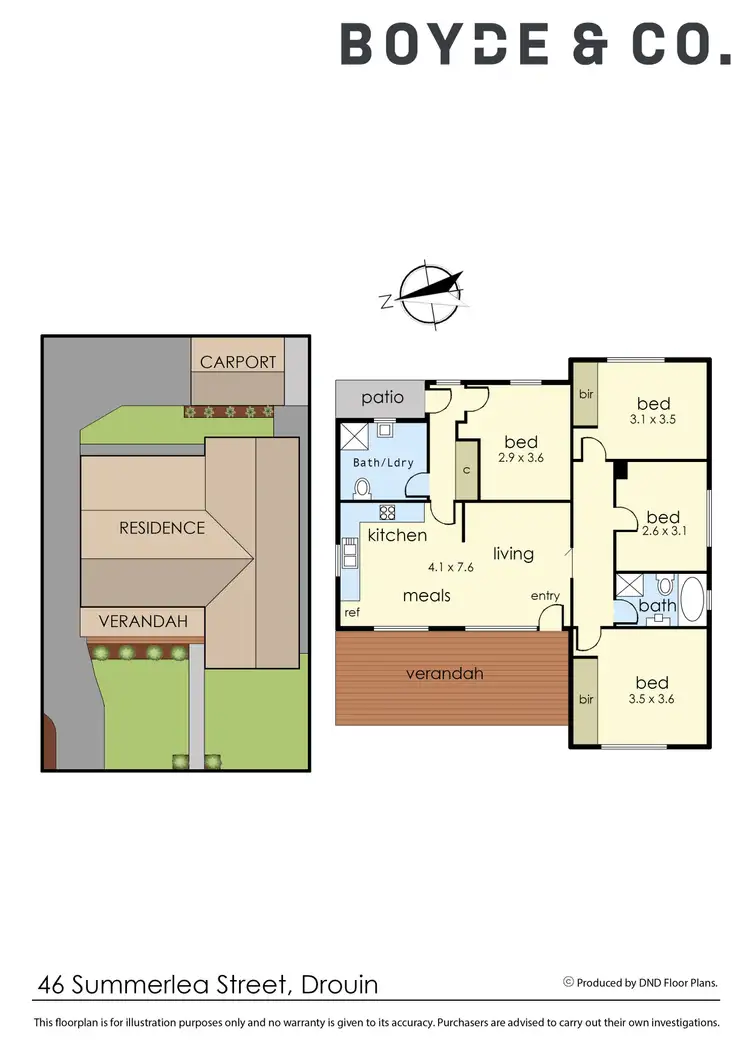 Floorplan of Homely house listing, 1/46 Summerlea Street, Trafalgar VIC 3824
