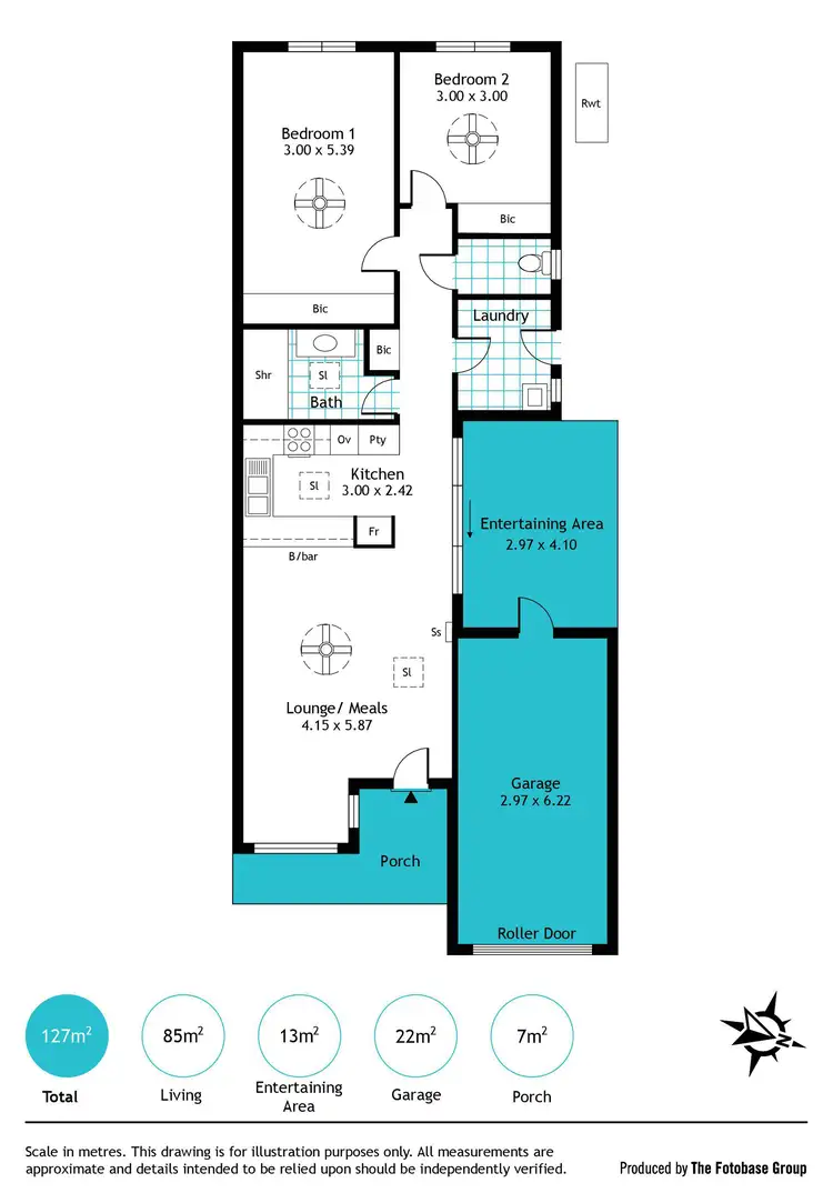 Floorplan of Homely house listing, 2a Bennett Street, Brighton SA 5048